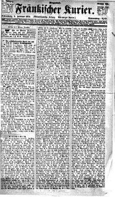 Fränkischer Kurier Donnerstag 5. Februar 1874