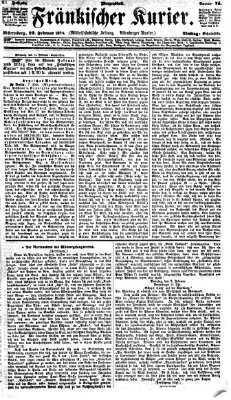 Fränkischer Kurier Dienstag 10. Februar 1874