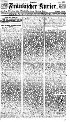 Fränkischer Kurier Dienstag 24. Februar 1874