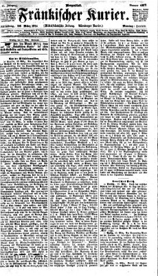 Fränkischer Kurier Montag 16. März 1874