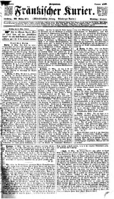 Fränkischer Kurier Montag 23. März 1874