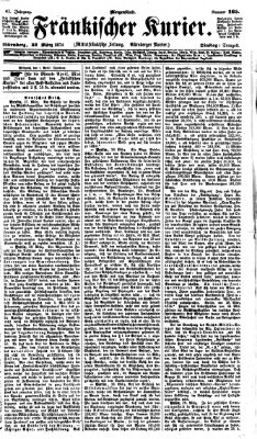 Fränkischer Kurier Dienstag 31. März 1874