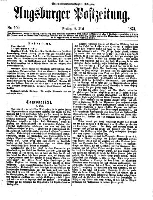 Augsburger Postzeitung Freitag 8. Mai 1874