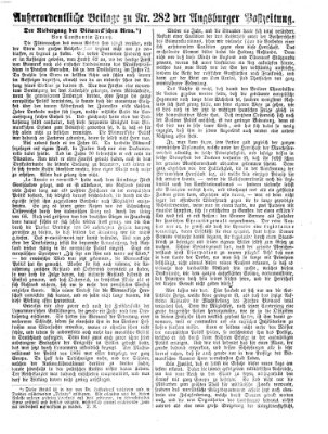 Augsburger Postzeitung Samstag 28. November 1874