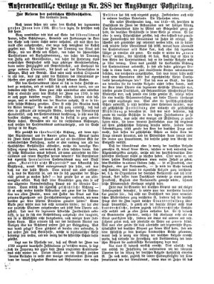 Augsburger Postzeitung Samstag 5. Dezember 1874