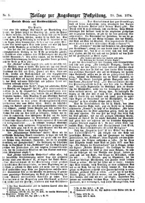 Augsburger Postzeitung. Beilage zur Augsburger Postzeitung (Augsburger Postzeitung) Donnerstag 29. Januar 1874