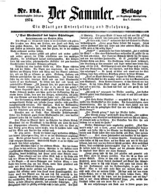 Der Sammler (Augsburger Abendzeitung) Samstag 7. November 1874