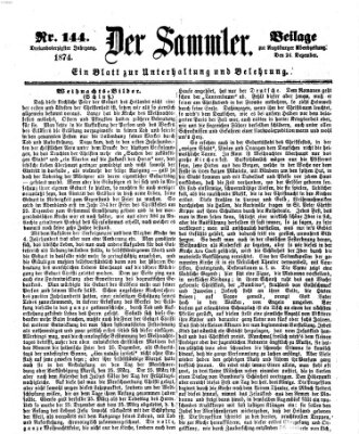 Der Sammler (Augsburger Abendzeitung) Donnerstag 24. Dezember 1874