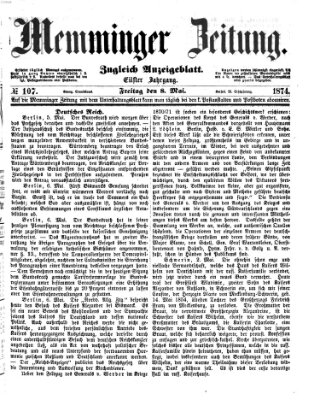 Memminger Zeitung Freitag 8. Mai 1874