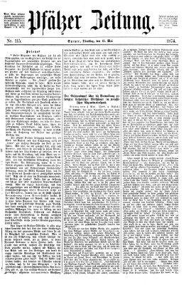 Pfälzer Zeitung Dienstag 19. Mai 1874