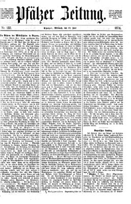 Pfälzer Zeitung Mittwoch 10. Juni 1874