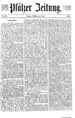 Pfälzer Zeitung Mittwoch 8. Juli 1874