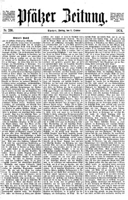 Pfälzer Zeitung Freitag 9. Oktober 1874