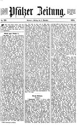 Pfälzer Zeitung Freitag 6. November 1874