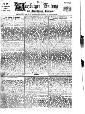 Neue Würzburger Zeitung Freitag 6. Februar 1874