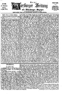 Neue Würzburger Zeitung Freitag 20. Februar 1874