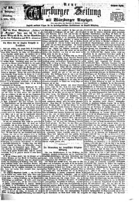 Neue Würzburger Zeitung Dienstag 24. Februar 1874