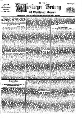 Neue Würzburger Zeitung Mittwoch 25. Februar 1874