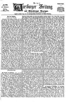 Neue Würzburger Zeitung Freitag 6. März 1874