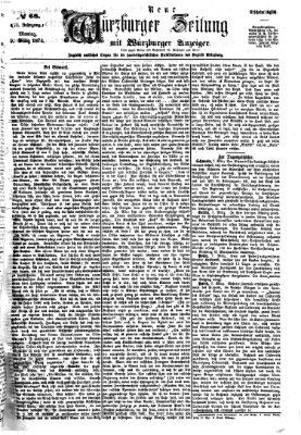 Neue Würzburger Zeitung Montag 9. März 1874