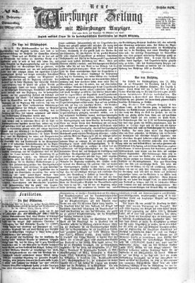 Neue Würzburger Zeitung Donnerstag 26. März 1874