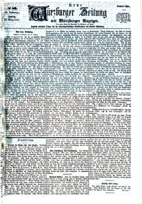 Neue Würzburger Zeitung Freitag 27. März 1874