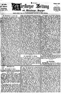 Neue Würzburger Zeitung Donnerstag 2. April 1874