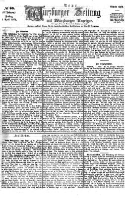 Neue Würzburger Zeitung Freitag 3. April 1874