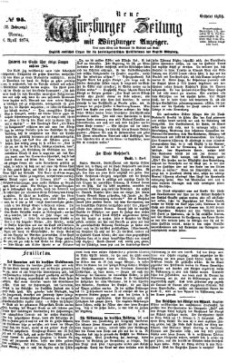 Neue Würzburger Zeitung Montag 6. April 1874