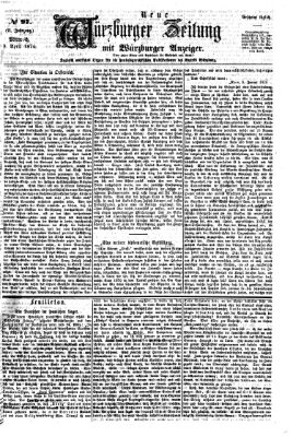 Neue Würzburger Zeitung Mittwoch 8. April 1874