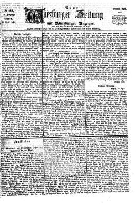 Neue Würzburger Zeitung Mittwoch 22. April 1874