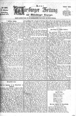 Neue Würzburger Zeitung Donnerstag 23. April 1874