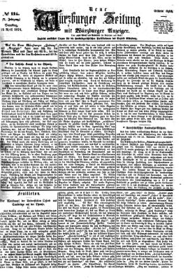 Neue Würzburger Zeitung Samstag 25. April 1874