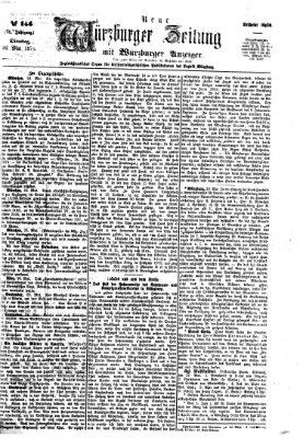 Neue Würzburger Zeitung Dienstag 26. Mai 1874