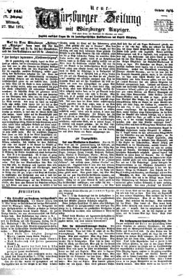 Neue Würzburger Zeitung Mittwoch 27. Mai 1874