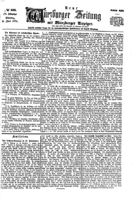 Neue Würzburger Zeitung Dienstag 2. Juni 1874