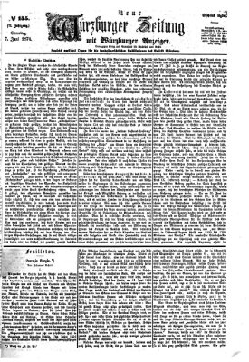 Neue Würzburger Zeitung Sonntag 7. Juni 1874