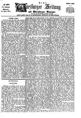 Neue Würzburger Zeitung Mittwoch 10. Juni 1874