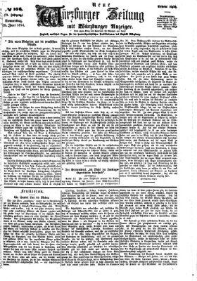 Neue Würzburger Zeitung Donnerstag 18. Juni 1874