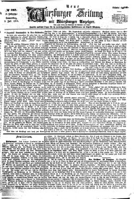 Neue Würzburger Zeitung Donnerstag 9. Juli 1874