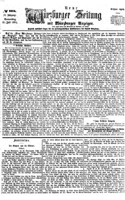 Neue Würzburger Zeitung Donnerstag 30. Juli 1874