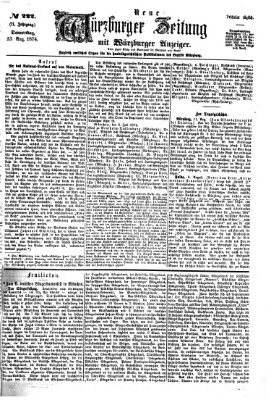 Neue Würzburger Zeitung Donnerstag 13. August 1874