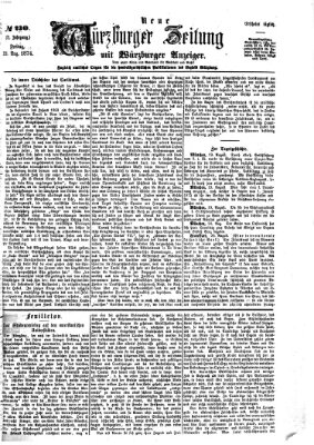 Neue Würzburger Zeitung Freitag 21. August 1874