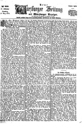 Neue Würzburger Zeitung Samstag 29. August 1874