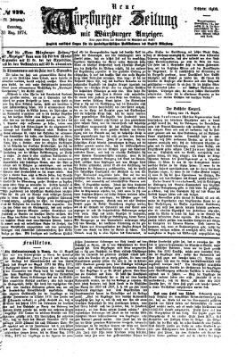 Neue Würzburger Zeitung Sonntag 30. August 1874