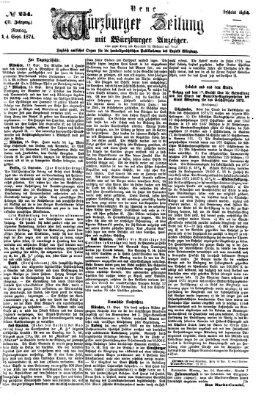 Neue Würzburger Zeitung Montag 14. September 1874