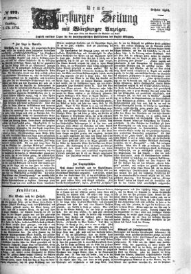 Neue Würzburger Zeitung Samstag 3. Oktober 1874