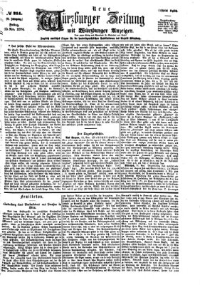 Neue Würzburger Zeitung Freitag 13. November 1874