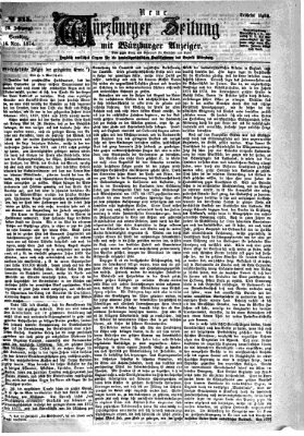 Neue Würzburger Zeitung Samstag 14. November 1874