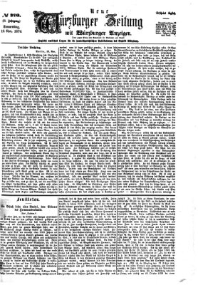 Neue Würzburger Zeitung Donnerstag 19. November 1874